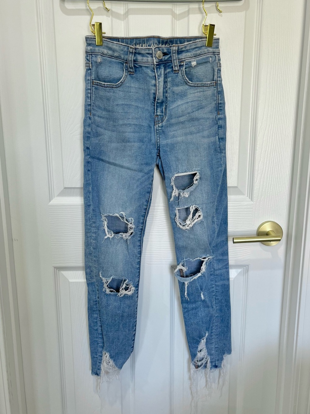 American Eagle Super Hi-Rise Crop Jeggings